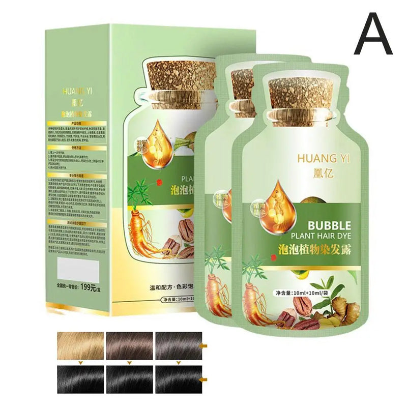 Shampoo Natural Plant Bubble Hair 20ml