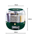 Dispenser Giratório Storage Pro -Recipiente de armazenamento de grãos giratório 360°