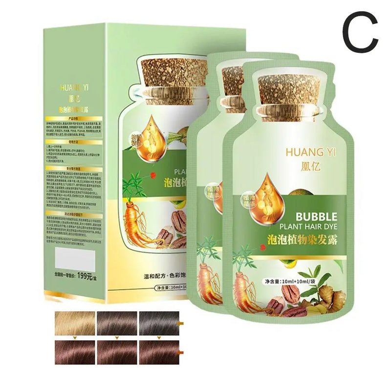 Shampoo Natural Plant Bubble Hair 20ml