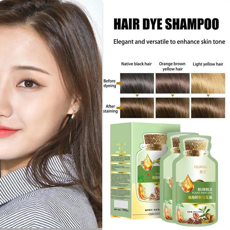 Shampoo Natural Plant Bubble Hair 20ml