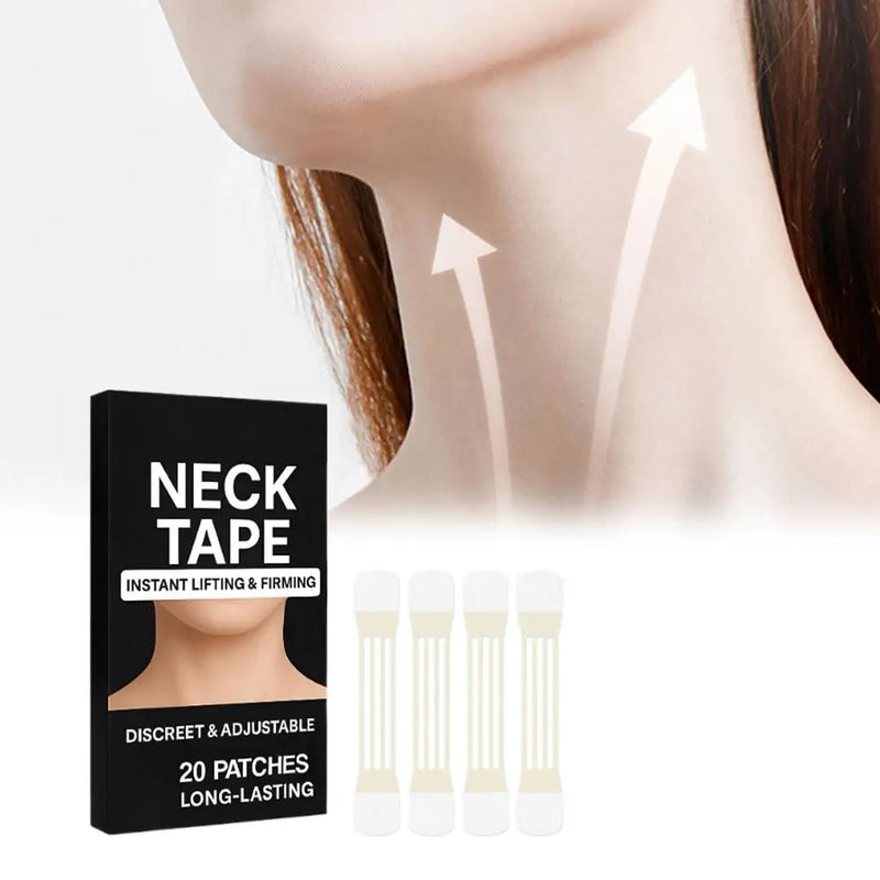Neck Tape - Adesivo para rugas e flacidez pescoço 20pcs