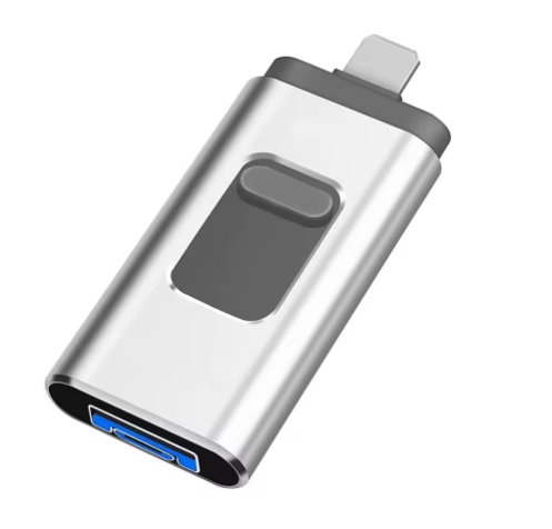 Pendrive para iphone 3 em 1