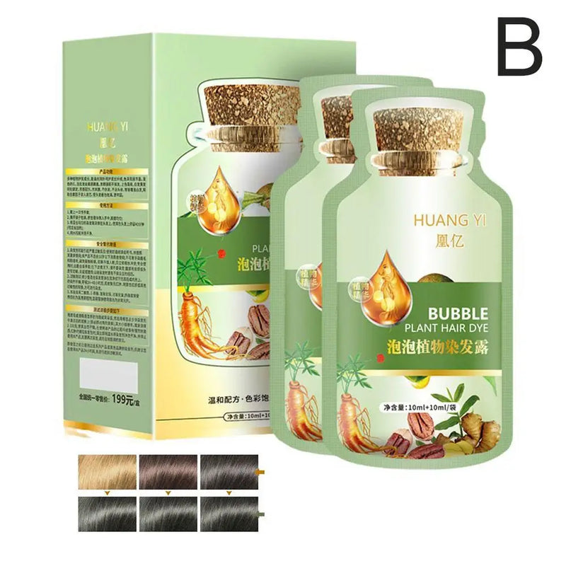 Shampoo Natural Plant Bubble Hair 20ml